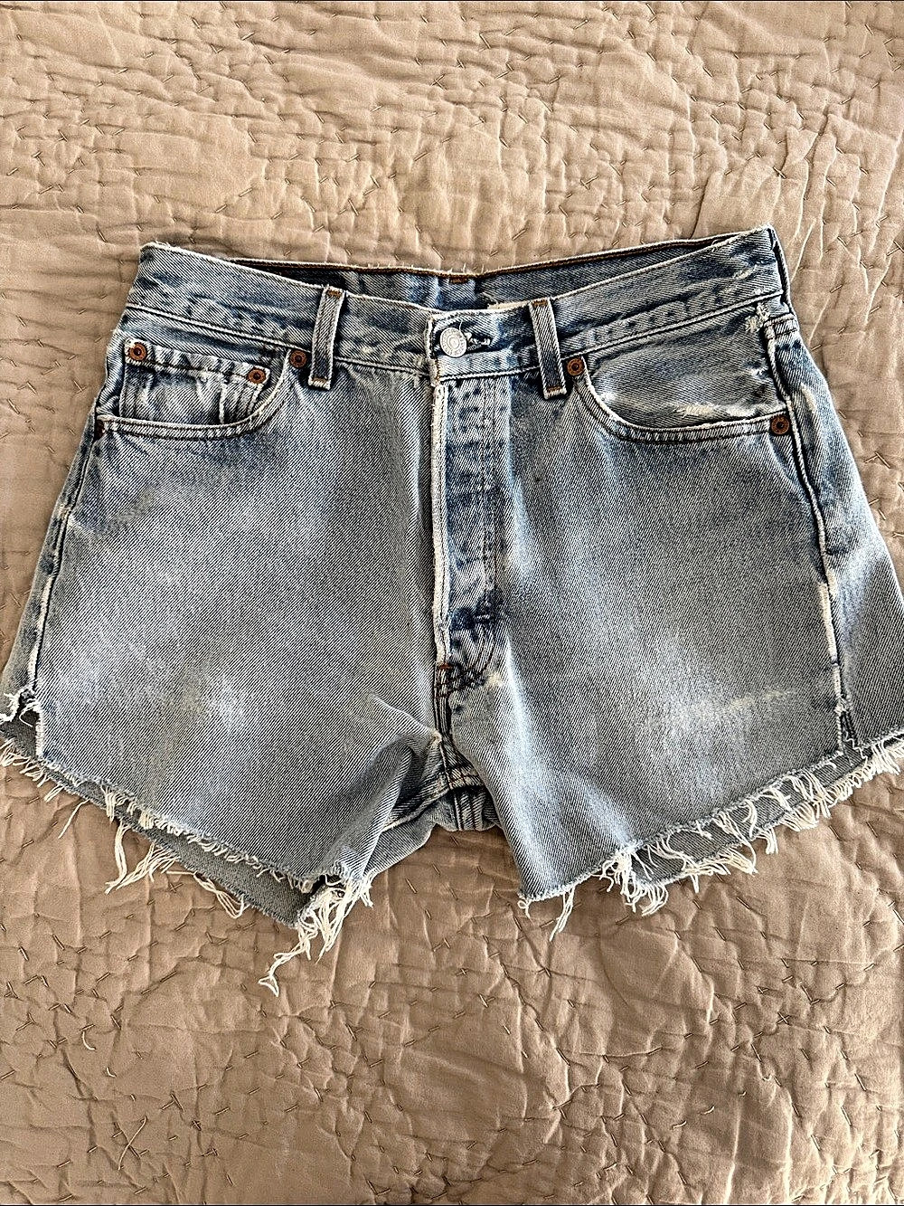Amazing pair! Vintage Levi's 501 Cut-Off Denim Shorts Cut-Off Denim Jean Shorts